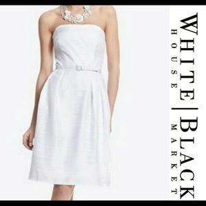 NWT White Stripe Party Dress